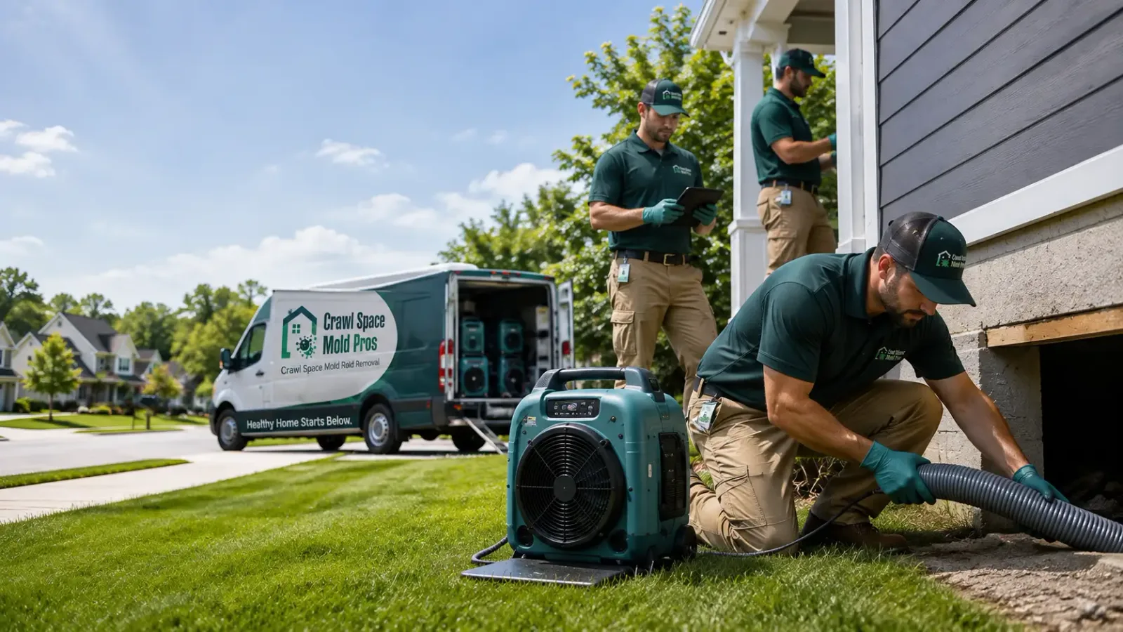 Crawl Space Mold Removal in Rye, TX